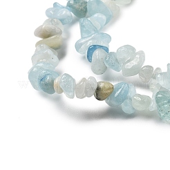 Natural Aquamarine Chip Beads Strands&nbsp;X-G-L154-19
