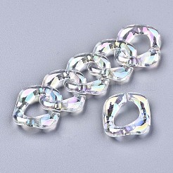 Transparent Acrylic Linkings Rings&nbsp;LS-PACR-N010-037