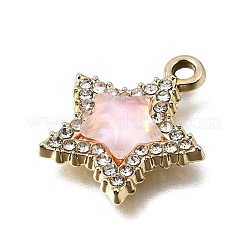 UV Plating Alloy Crystal Rhinestone Pendants&nbsp;RB-CBAD37D-23G