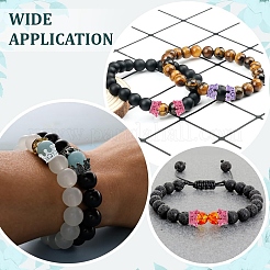 30Pcs 5 Colors Alloy Crown European Beads&nbsp;FIND-YW0011-91