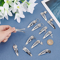 36Pcs 6 Style Iron Snap Hair Clips&nbsp;PHAR-CP0001-08