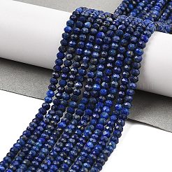 Dyed Natural Lapis Lazuli Beads Strands&nbsp;G-K376-B05-02