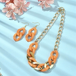 Acrylic Chains Jewelry Set&nbsp;SJEW-JS01288-02