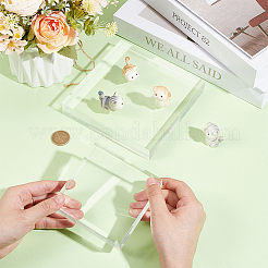 2Pcs 2 Styles Acrylic Display Pedestals&nbsp;AJEW-OC0005-31