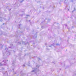 Baking Paint Transparent Glass Beads&nbsp;DGLA-T004-06E
