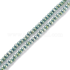Round Glass Beaded Necklace for Women&nbsp;NJEW-JN03821-03