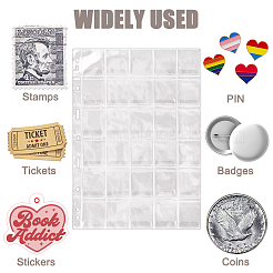 30 Grids PVC Plastic Coin Collection Album&nbsp;AJEW-WH0696-157