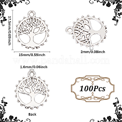 100Pcs Tibetan Style Zinc Alloy Pendants&nbsp;TIBEP-SC0002-96