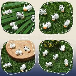 40Pcs Opaque Resin Animal Pendants&nbsp;RESI-SZ0003-29