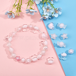 18 Style Transparent Acrylic Beads&nbsp;TACR-CA0001-20