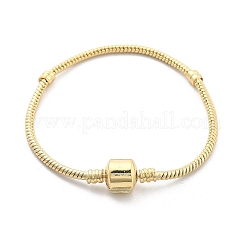 Brass Snake Chain Link Bracelets for Men Women&nbsp;BJEW-G736-06G