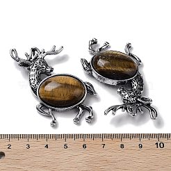 Alloy Elk Brooches&nbsp;JEWB-A021-02AS-08
