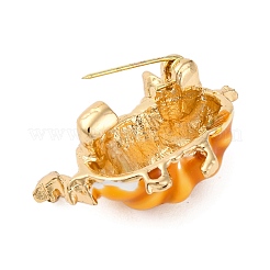 Rhinestone Alloy Brooches&nbsp;JEWB-M047-02G-04