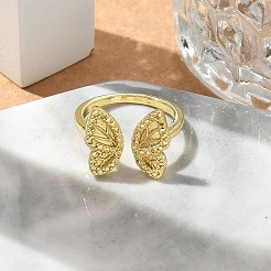 Butterfly Cuff Rings&nbsp;RJEW-G337-12G