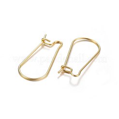 304 Stainless Steel Hoop Earrings&nbsp;STAS-P210-27G