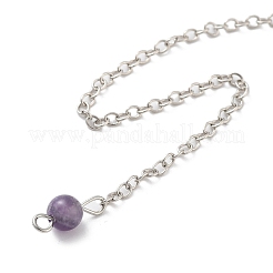 Natural Fluorite Teardrop Dowsing Pendulums&nbsp;G-K338-11P-03