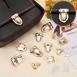 12 Sets 2 Style Iron Bag Tuck Clasps&nbsp;FIND-WR0009-02
