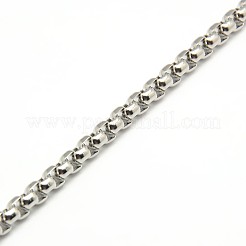 Tarnish Resistant 304 Stainless Steel Venetian Chain Necklace Making&nbsp;STAS-A028-N031P