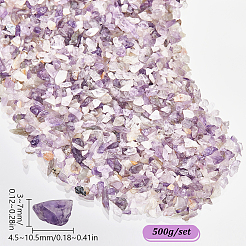 500G Natural Amethyst Chip Beads&nbsp;G-SP0001-10