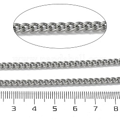 304 Stainless Steel Curb Chains&nbsp;CHS-B016B-P