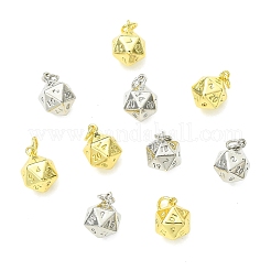 10Pcs 2 Colors Brass Charms&nbsp;KK-CJ0004-50