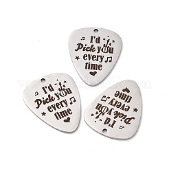 Non-Tarnish 201 Stainless Steel Pendants&nbsp;STAS-J401-LD015