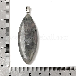 Natural Moss Agate Big Pendants&nbsp;G-F820-06E
