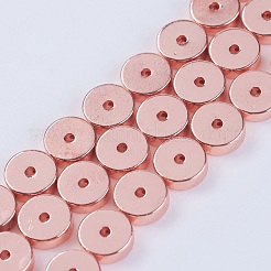 Electroplate Non-magnetic Synthetic Hematite Beads Strands&nbsp;G-K250-02
