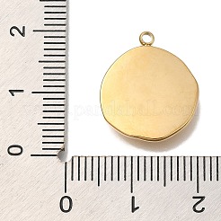 Ion Plating(IP) 304 Stainless Steel Pendant Rhinestones Setting&nbsp;STAS-P371-051G