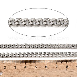 Tarnish Resistant Men's Jewelry Making 201 Stainless Steel Curb Chains&nbsp;CHS-A003B-1.5mm