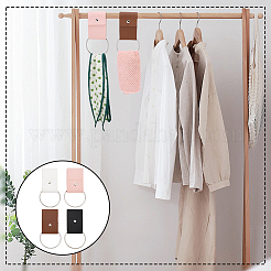 8Pcs 4 Colors PU Leather Towel Clip&nbsp;AJEW-PH0008-56