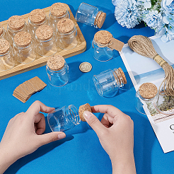 14pcs Glass Jar Glass Bottles Bead Containers&nbsp;DIY-PH0029-85