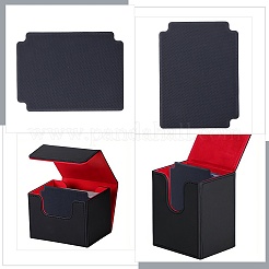 8Pcs Rectangle Imitation Leather Playing Board Game Card Separator&nbsp;AJEW-CP0010-42B