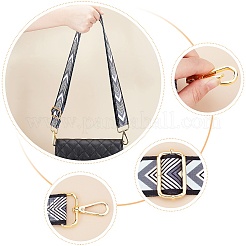 Arrows & Word Pattern Adjustable Nylon Bag Strap&nbsp;FIND-WH0092-23