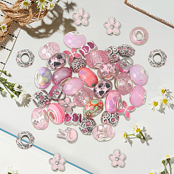 Alloy Rhinestone/Resin European Beads&nbsp;MPDL-SC0001-11A