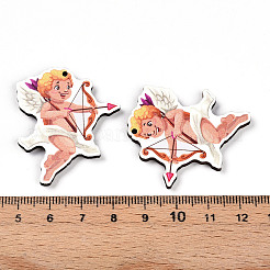 Printed Wood Pendants&nbsp;WOOD-T032-04Q