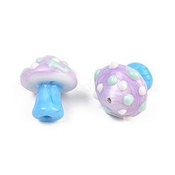 Handmade Lampwork Enamel Beads&nbsp;LAMP-B055-02J
