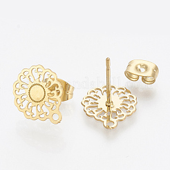 304 Stainless Steel Stud Earring Findings&nbsp;STAS-S079-35A