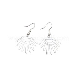 304 Stainless Steel Dangle Earrings&nbsp;WGA4F7E-01