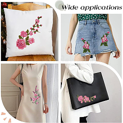 10Pcs 5 Styles Computerized Embroidery Cloth Sew on Patches&nbsp;DIY-CY0001-07