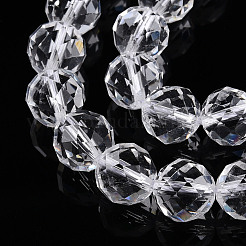 Natural Quartz Crystal Beads Strands&nbsp;G-S345-8mm-35