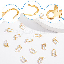 50Pcs Brass Leverback Earring Findings&nbsp;KK-BBC0003-68
