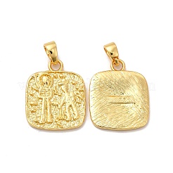 Rack Plating Brass Pendants&nbsp;KK-A177-19G