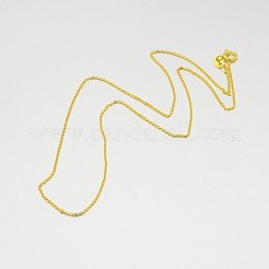 925 Sterling Silver Cable Chain Necklaces&nbsp;STER-M086-06B