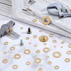 345Pcs 9 Styles Brass Spacer Beads&nbsp;KK-PH0014-95