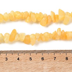 Natural Yellow Jade Beads Strands&nbsp;GG-NH0009-A02-02