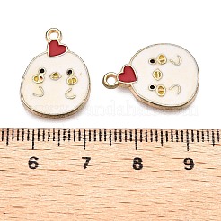 Rack Plating Alloy Enamel Pendants&nbsp;ENAM-T020-14-RS