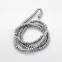 Electroplate Non-magnetic Synthetic Hematite Beads Strands&nbsp;G-J208G-13