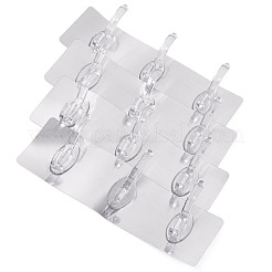 Self-adhesive Acrylic Wall Hook Hangers&nbsp;AJEW-TADJ0001-09B-01