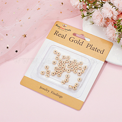 50Pcs Brass Beads&nbsp;KK-BBC0012-09A
